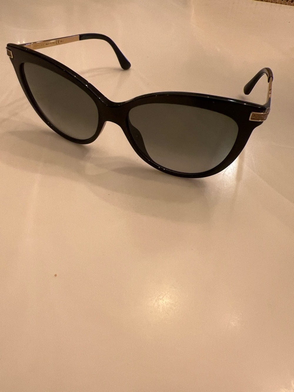 Jimmy Choo Axelle G/S Black Cat-Eye Women's Sunglasses - Designer Style
